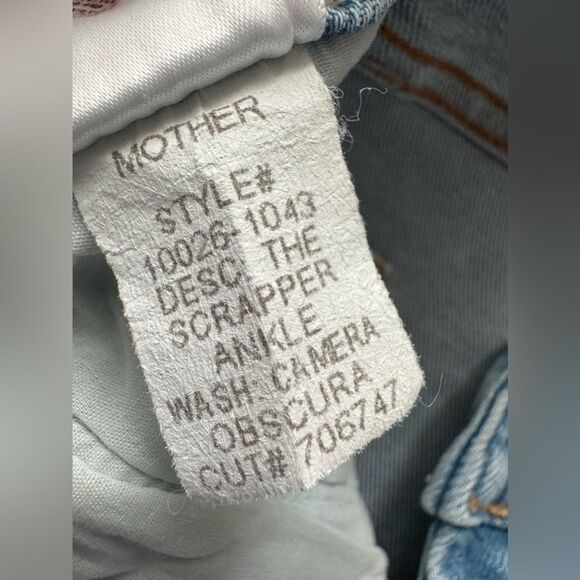 MOTHER Scrapper Ankle Camera Obscura Size 29 - Picture 9 of 9